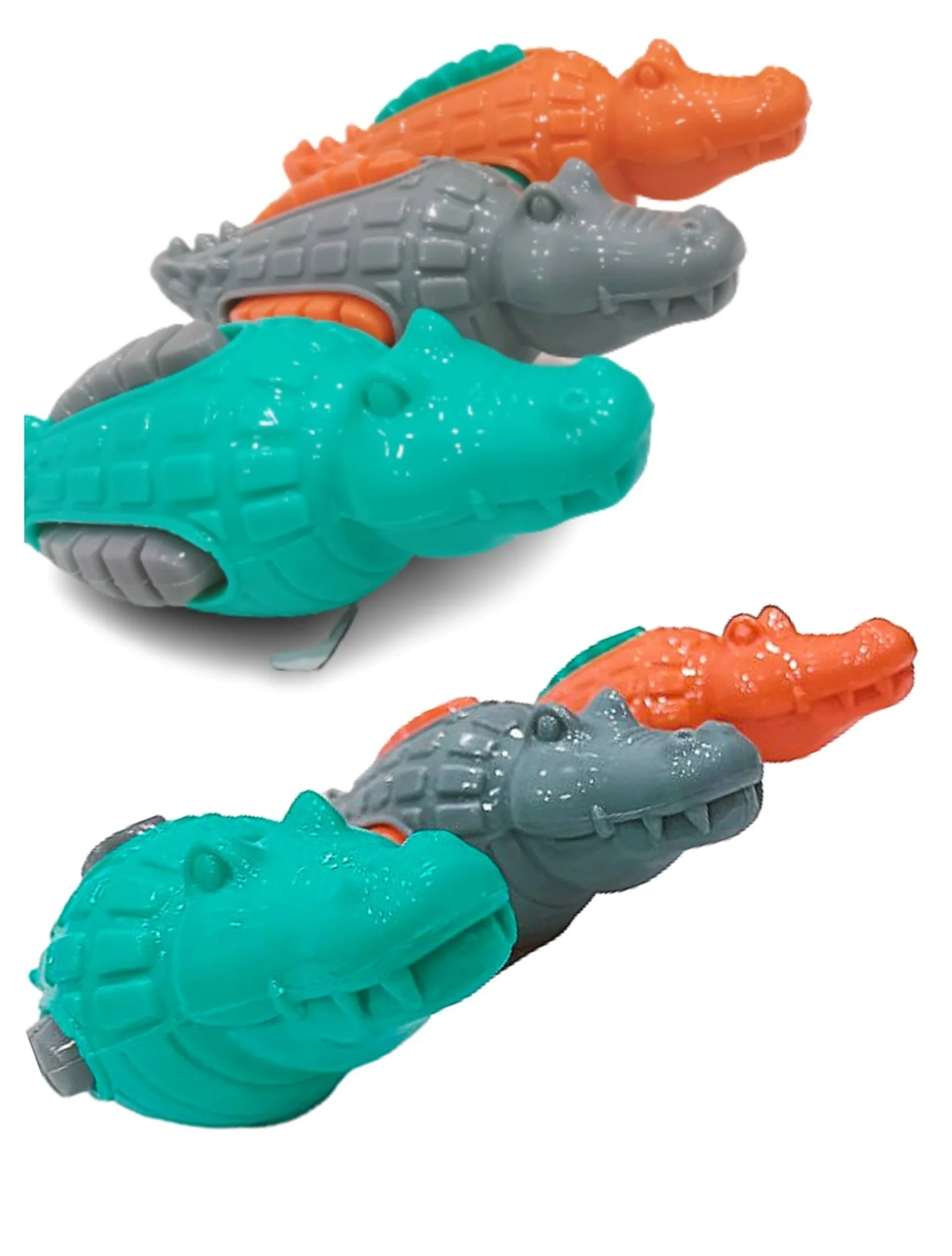 Imported TPR Squeaky Crocodile Toy