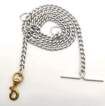 Grinded Chain with Brass Hook