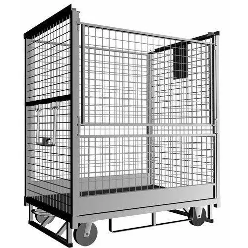 MS Wire Cage with Wheels