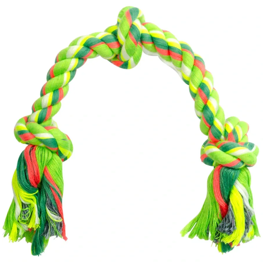 Polyester-Cotton Rope Triple Knot Toy